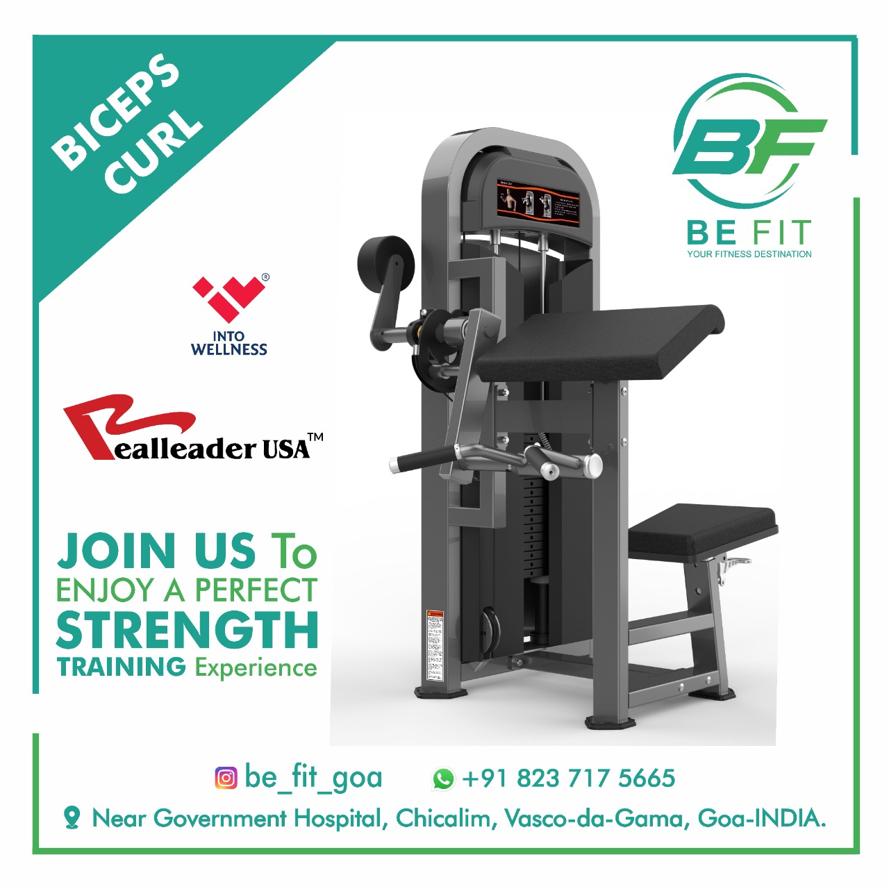 Biceps Curl  Machine Gym gallery image at BE FIT GYM