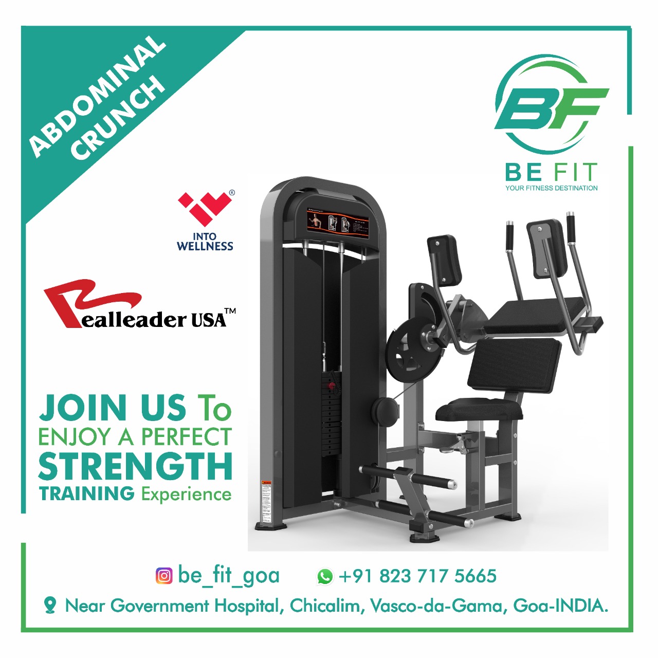 Abdominal Crunch Gym gallery image at BE FIT GYM